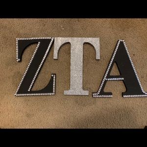 ZETA TAU ALPHA wooden letters
